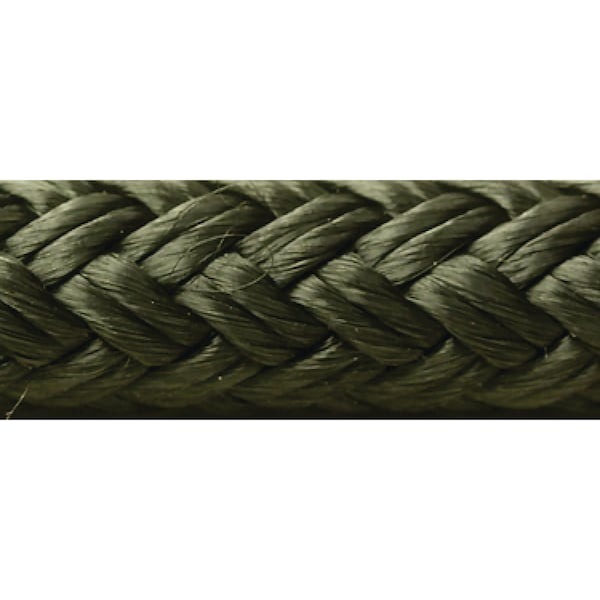 Seachoice Double Braid Nylon Dock Line, Black, 3/4" x 25' 47201 - main